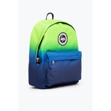 Hype Unisex Green Lime Fade Crest Backpack and Pencil Case